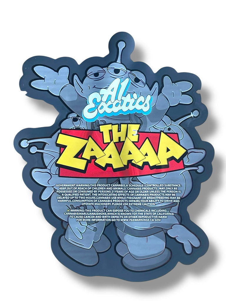 A1 Exotics The ZAAAAA Mylar Bags with Boxes 3.5grams