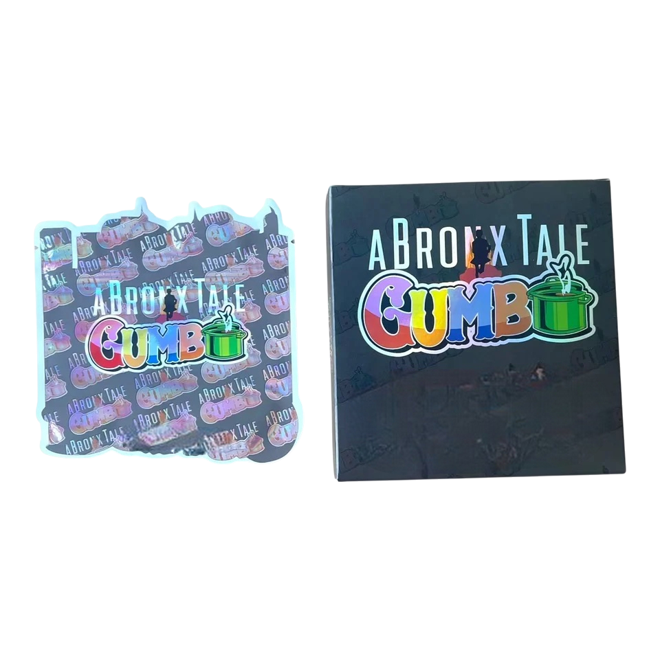 A Bronx Tale Gumbo Mylar Bag with Box 3.5 Grams