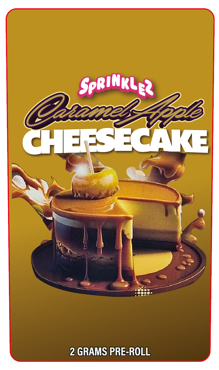 Caramel Apple Cheesecake 2 Gram Pre-Roll Holographic Labeling/Stickers Only