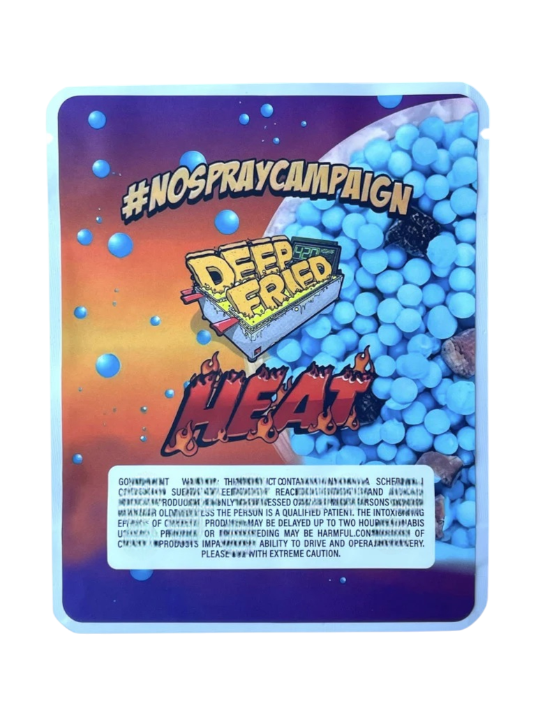 Deep Fried Mike & Sulleys Frozeti 3.5G Sticker Mylar Bags