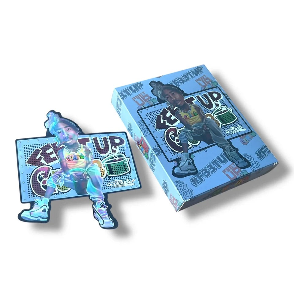 Feet Up Gumbo Mylar Bag with Box 3.5 Grams