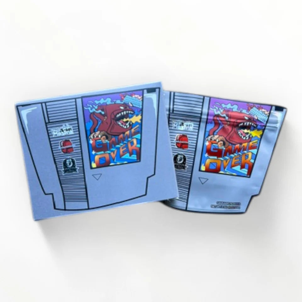 Game Over Mylar Bag with Box 3.5 Grams