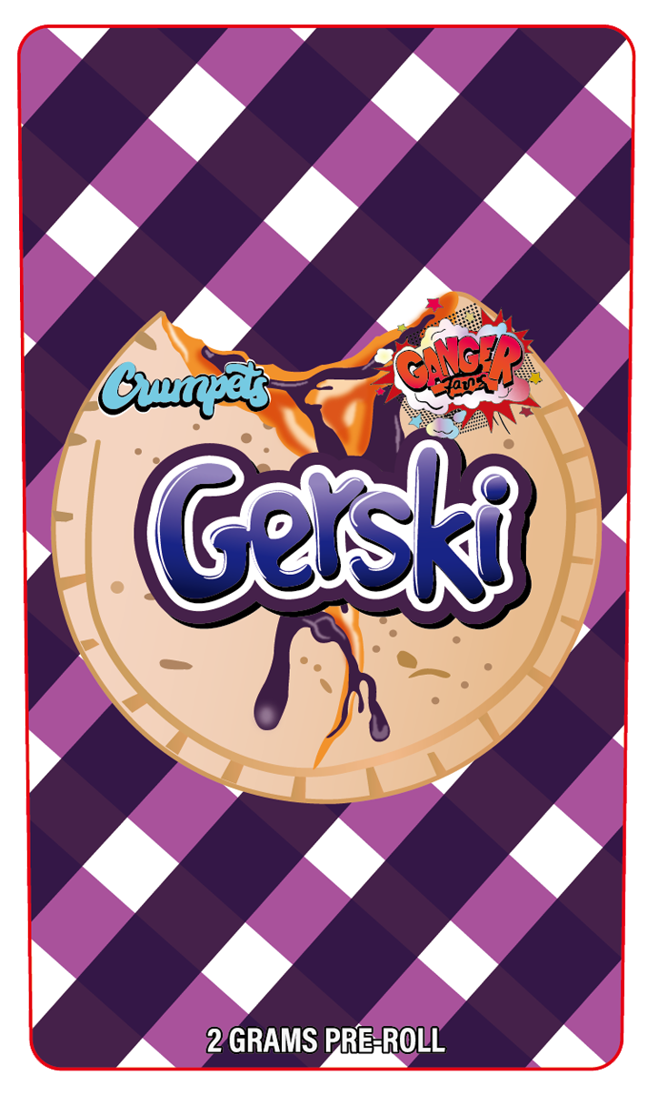 Gerski 2 Gram Pre-Roll Holographic Labeling/Stickers Only