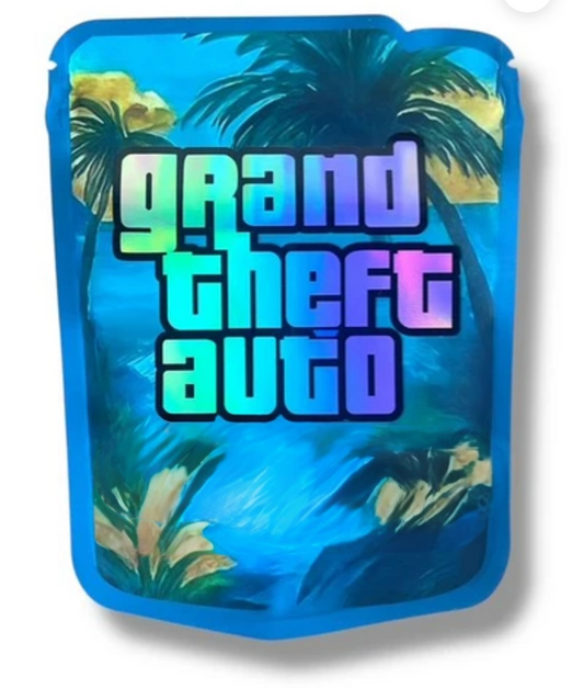 Grand Theft Auto Mylar Bag 3.5 Gram