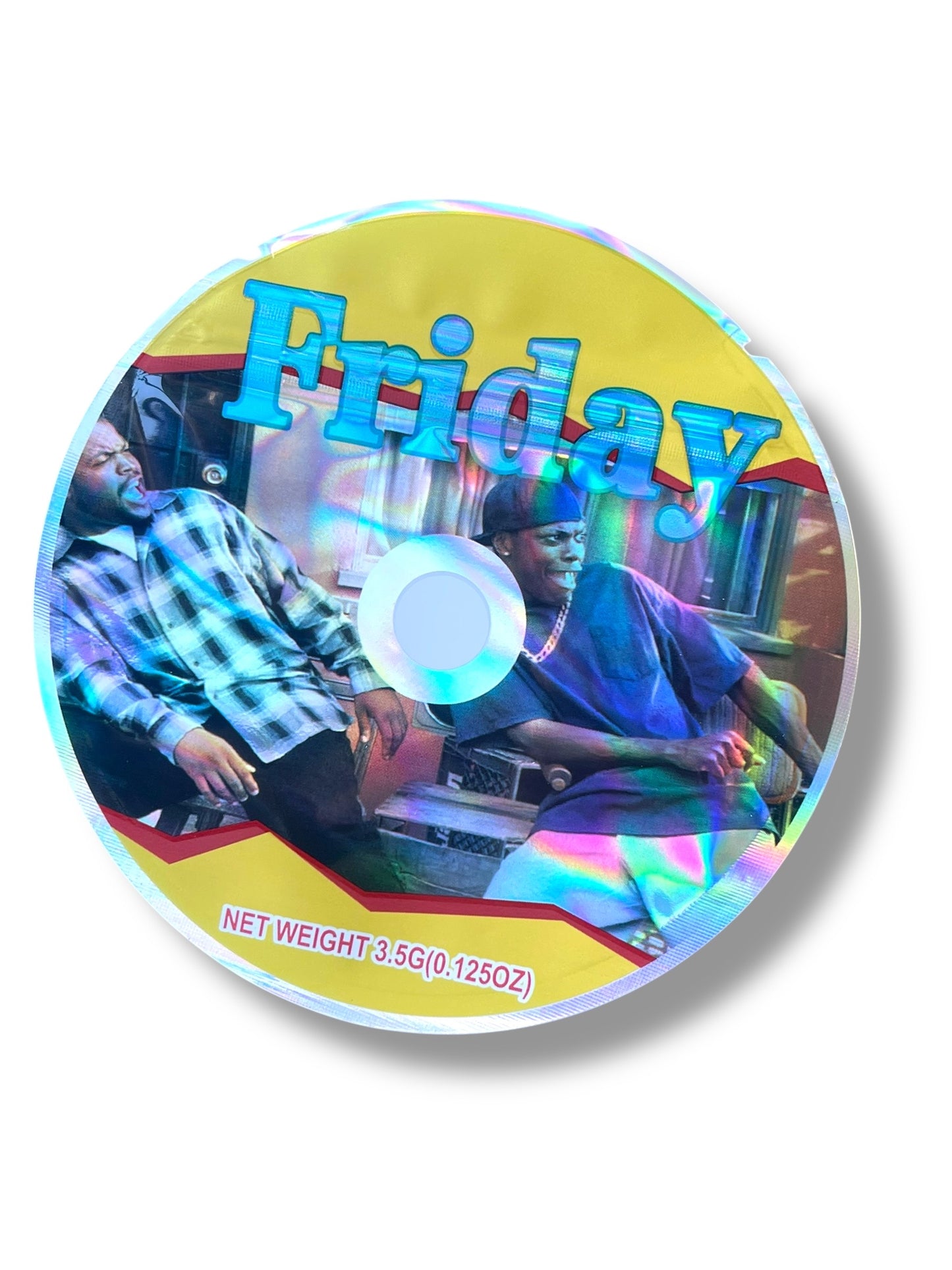 Friday DVD Cases with Mylar bags 3.5g