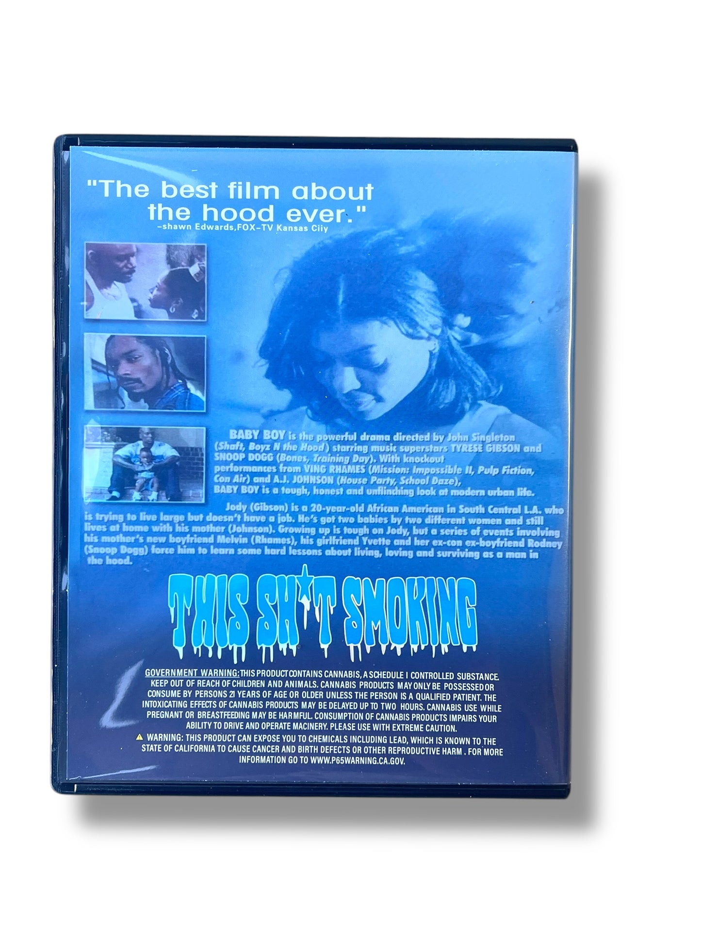 Baby Boy DVD Cases with Mylar bags 3.5g