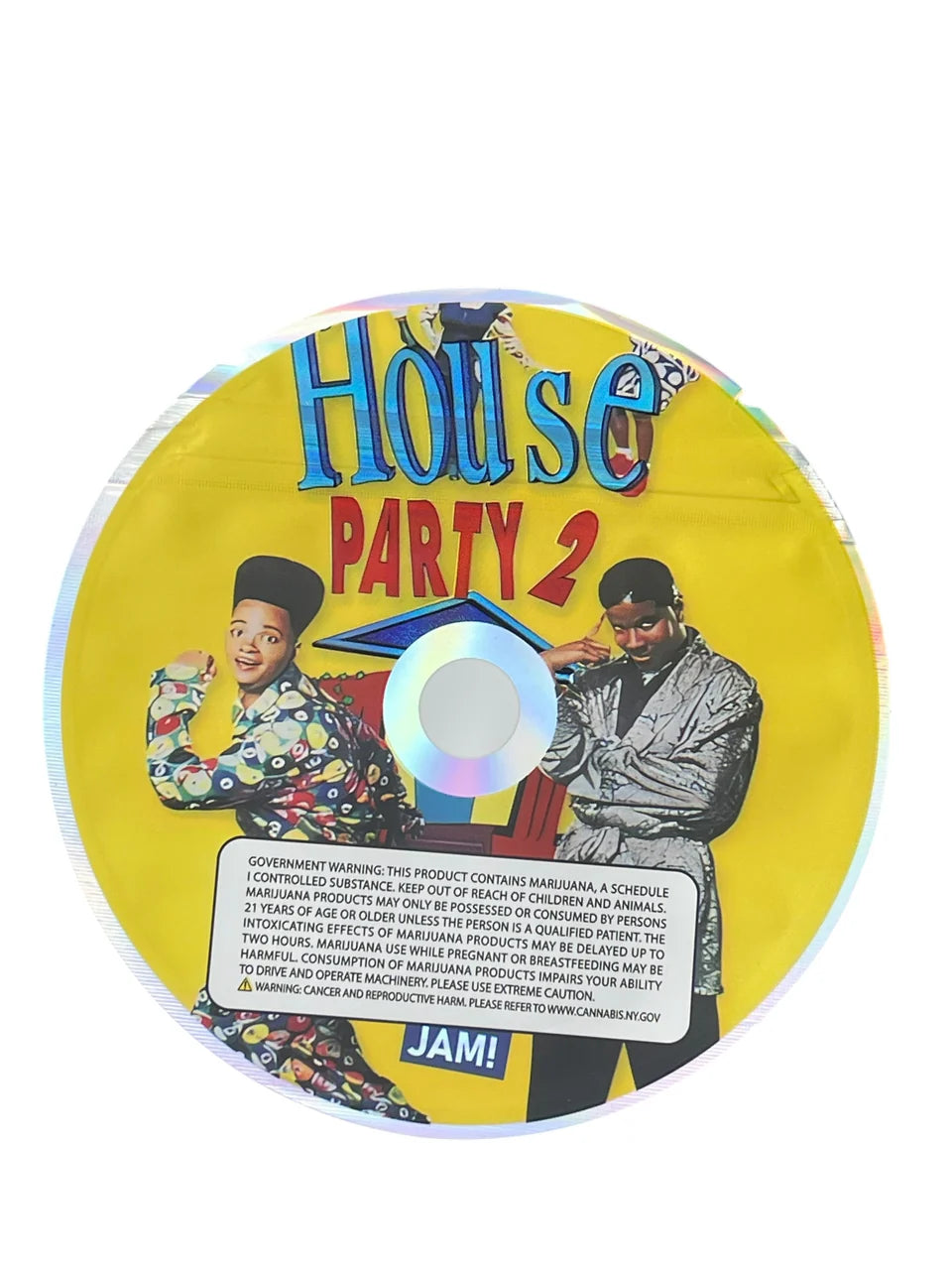 House Party 2 DVD Cases With Mylar Bag 3.5 Grams