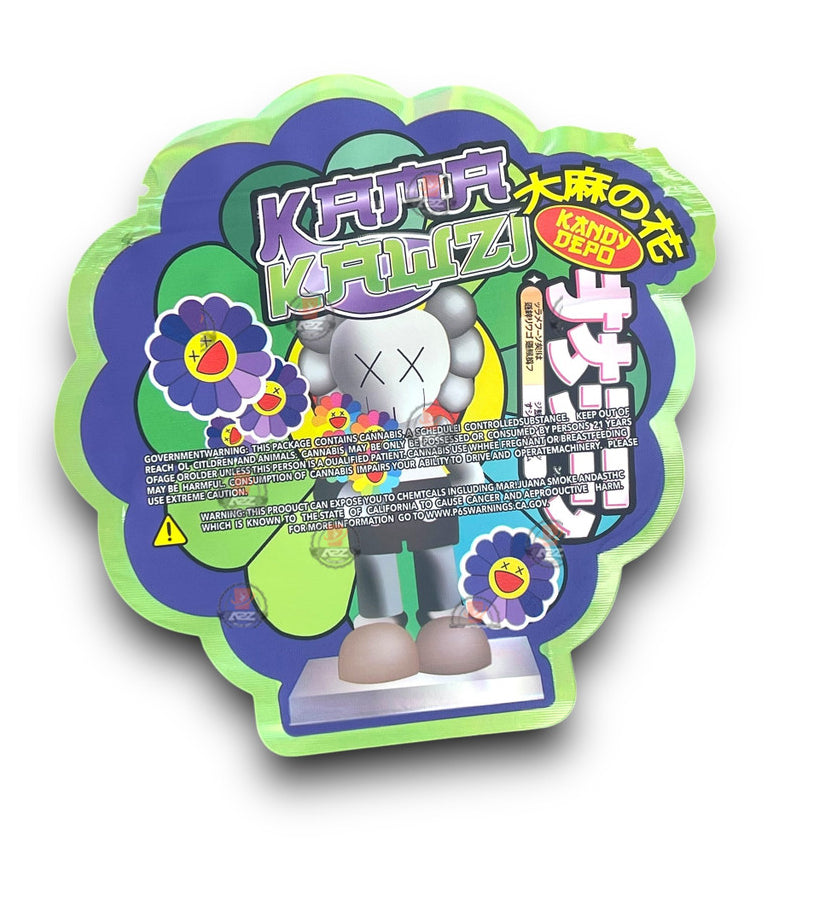 Kandy Depo Kama Kawzi Mylar Bags with Boxes 3.5g Box Packaging Holographic