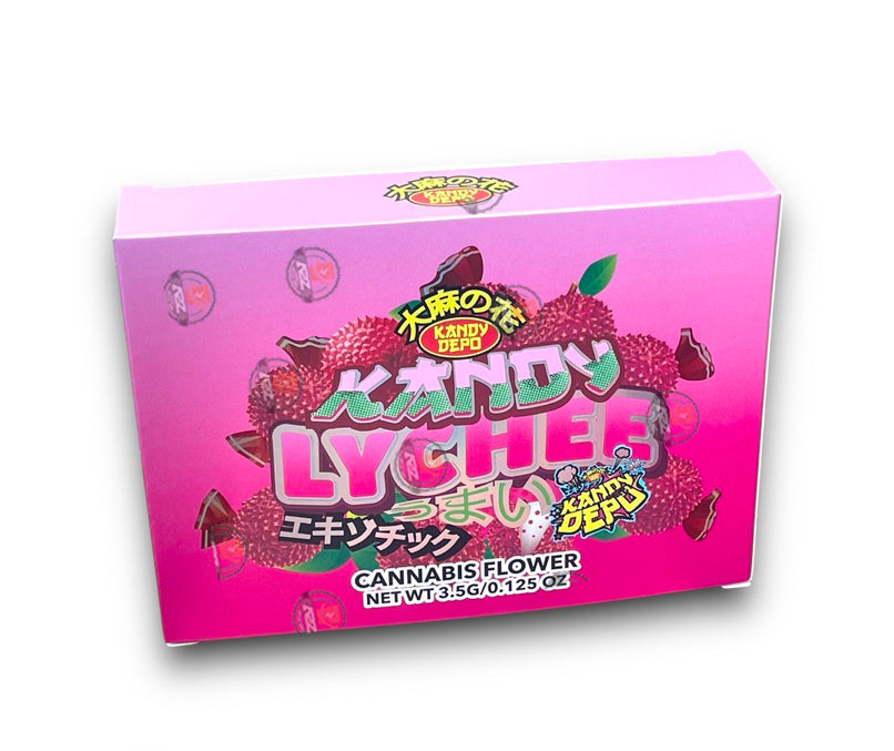 Kandy Depo Kandy Lychee Mylar Bags with Boxes 3.5g Box Packaging Holographic