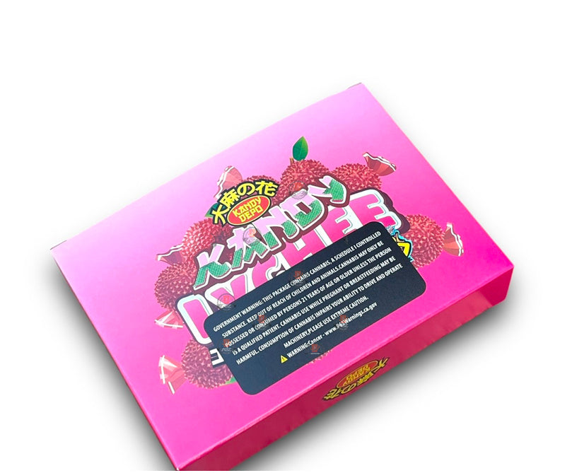 Kandy Depo Kandy Lychee Mylar Bags with Boxes 3.5g Box Packaging Holographic