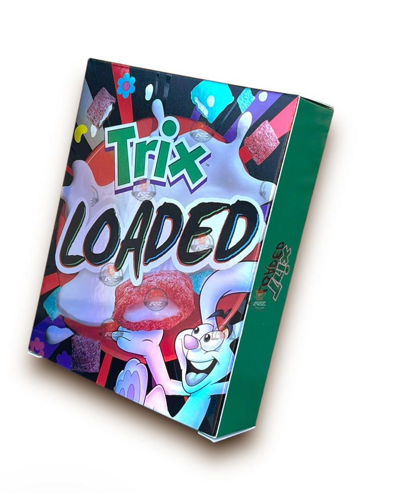 Trix Loaded Mylar Bags with Boxes 3.5g Box Packaging Holographic