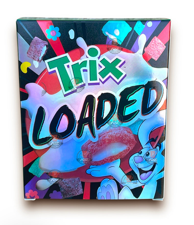 Trix Loaded Mylar Bags with Boxes 3.5g Box Packaging Holographic