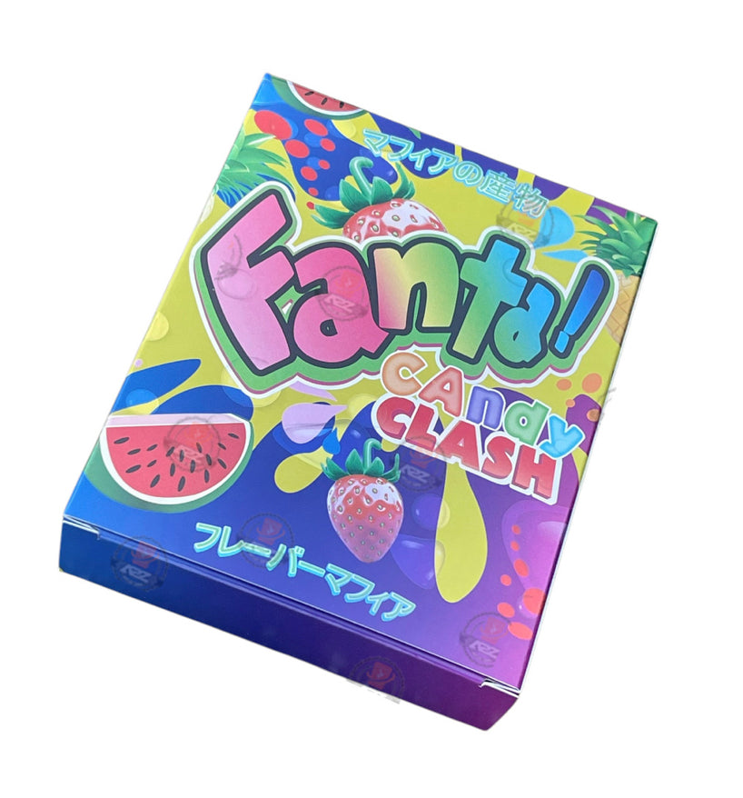 Fanta Candy Clash Mylar Bags with Boxes 3.5g Box Packaging Holographic