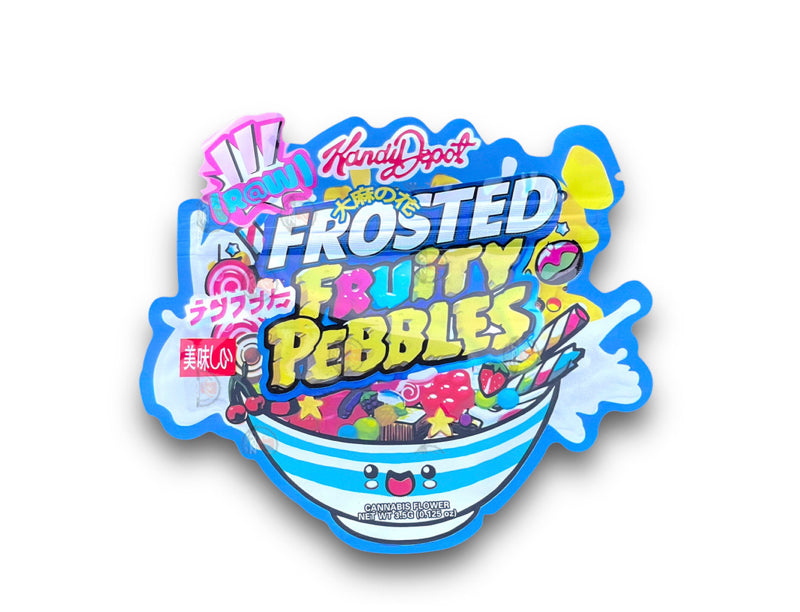 Kandy Depo Frosted Mylar Bags with Boxes 3.5g Box Packaging Holographic