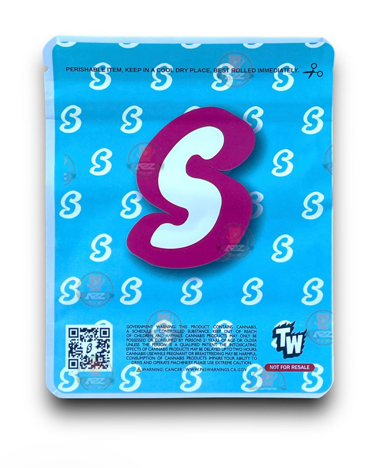 Sprinklez Funfetti Pound Cake 3.5G Mylar Bags -With stickers and label