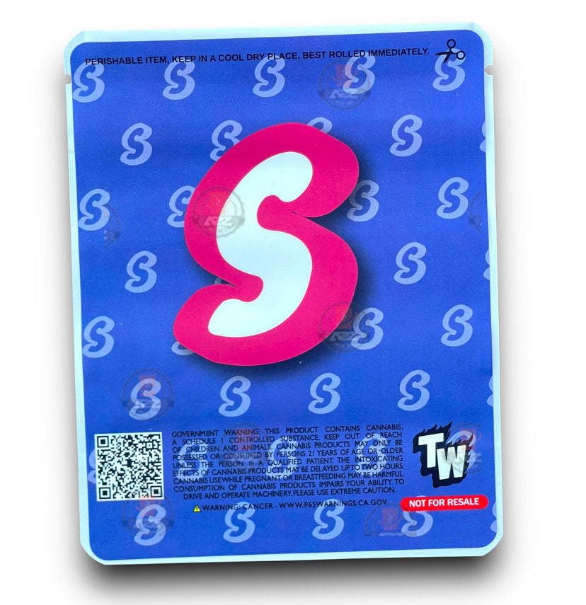 Sprinklez Blueberry Pie Milk Shake 3.5G Mylar Bags -With stickers and label