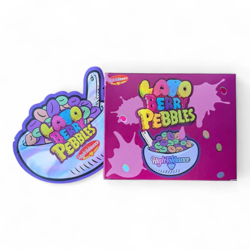 Lato Berry Pebbles Mylar Bag with Box 3.5 Grams