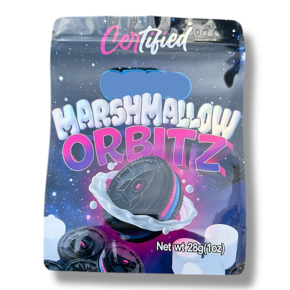 Marshmallow Orbitz Mylar Bag 1 Ounce