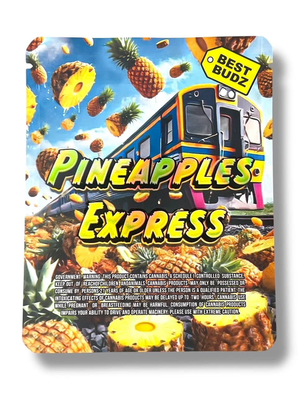 Pineapple Express Mylar Bag 3.5 Grams