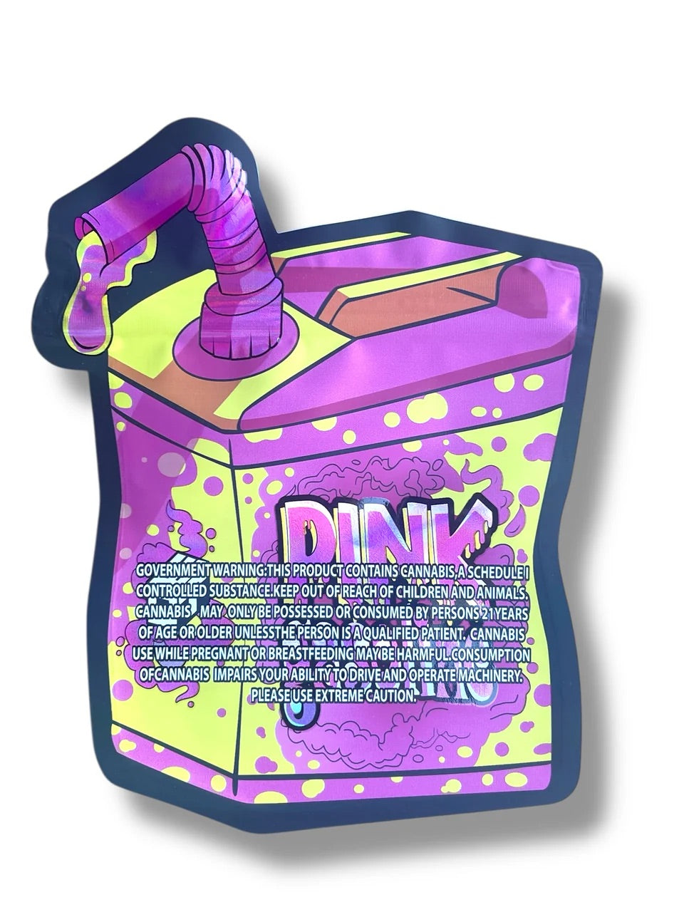 Pink Gasoline Mylar Bag 3.5 Grams