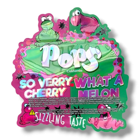 Pops So Very Cherry What A Melon Mylar Bag 3.5 G