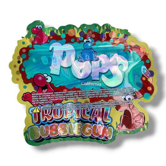 Pops Tropical Bubblegum Mylar Bag 3.5 G