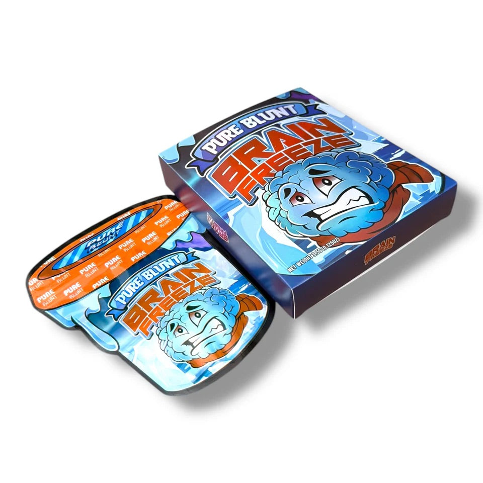 Pure Blunt Brain Freeze Mylar Bag with Box 3.5 Grams