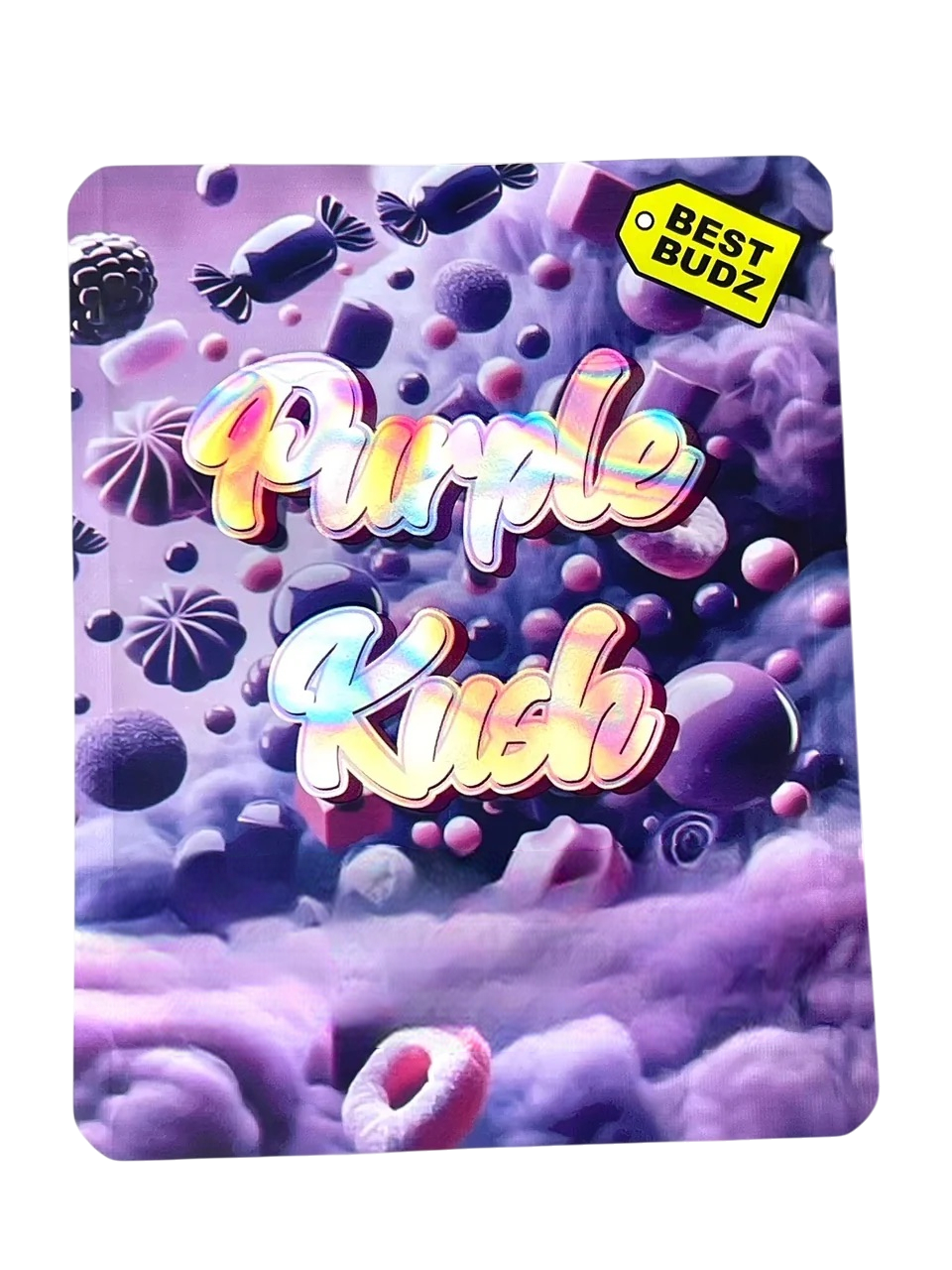 Purple Kush Mylar Bag 3.5 Grams