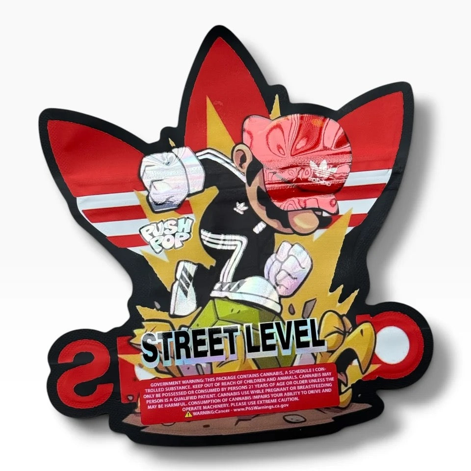 Push Pop Street Level Mylar Bag 3.5 G