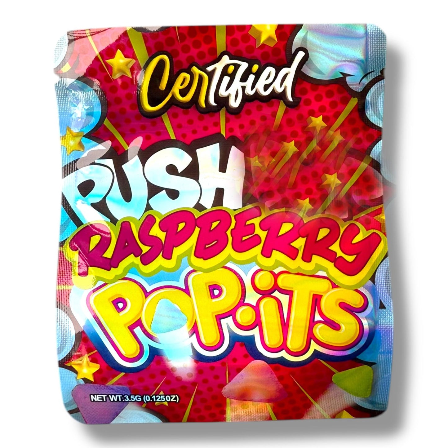 Push Raspberry Pop its 3.5g Bags