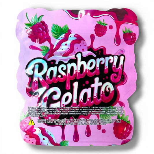 Raspberry Gelato Mylar Bag 3.5 G