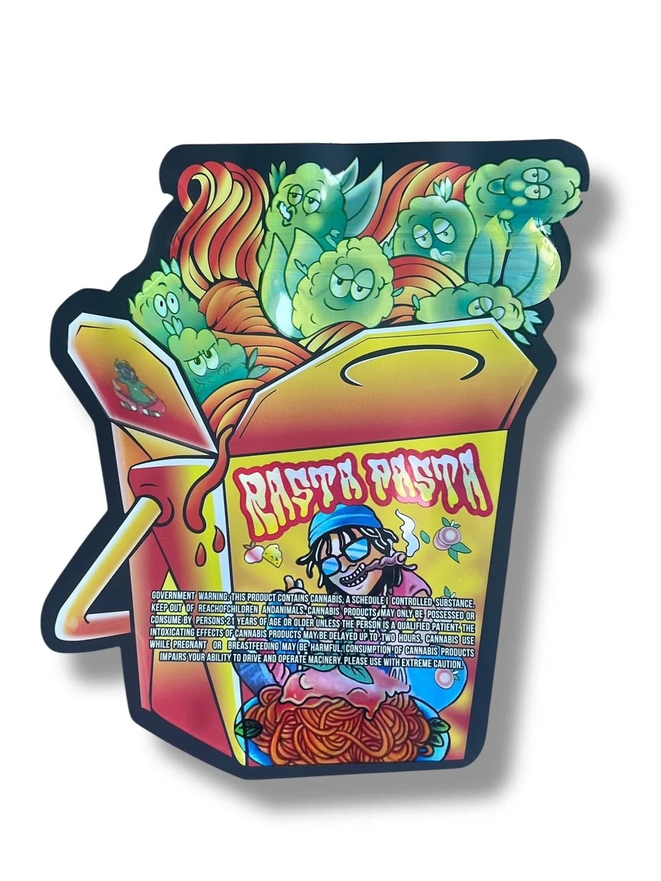 Rasta Pasta 3.5g Mylar Bag