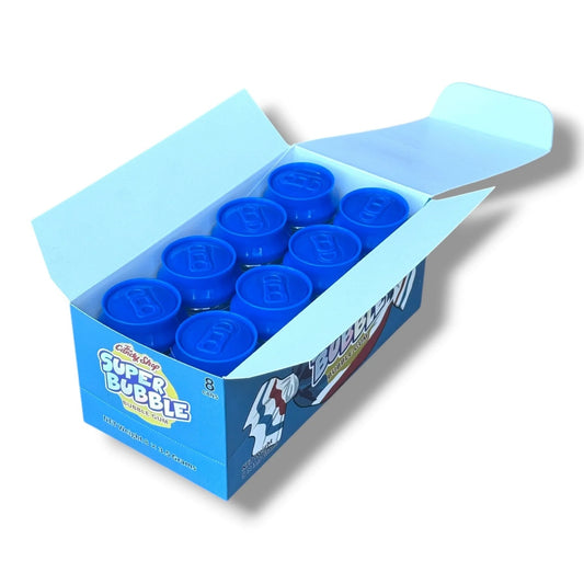 SUPER BUBBLE GUM 3.5G CANS - 8 CANS IN BOX THE CANDY SHOP