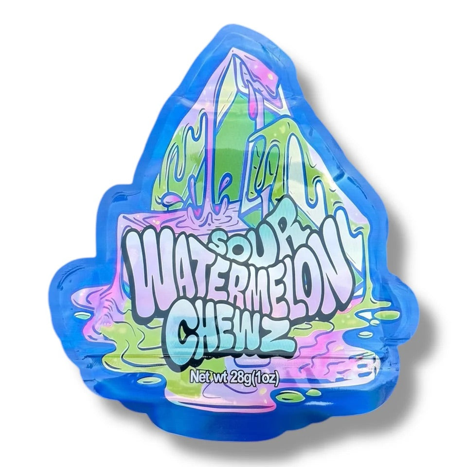 Sour Watermelon Chewz Mylar Bag 1 Ounce