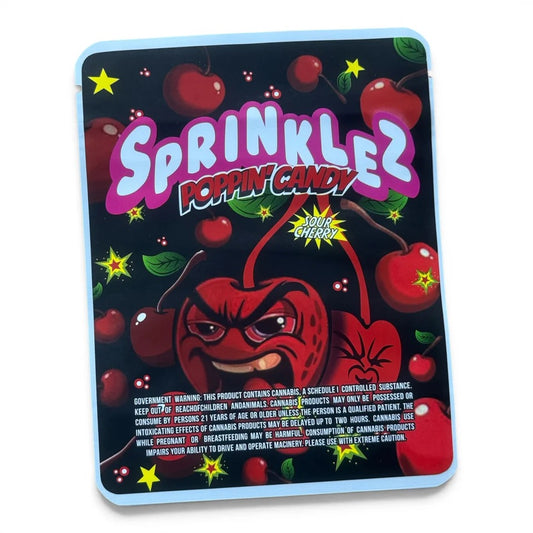 Sprinkles Popping Candy (Soft Sticker) With Stickers and Labels Mylar Bag 3.5 G