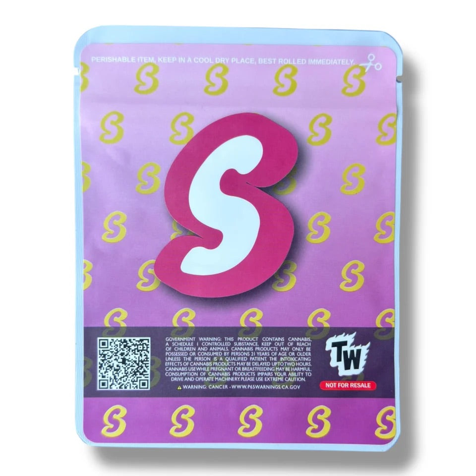 Sprinklez Baby Mama Drama 3.5G Mylar Bags With stickers and labels