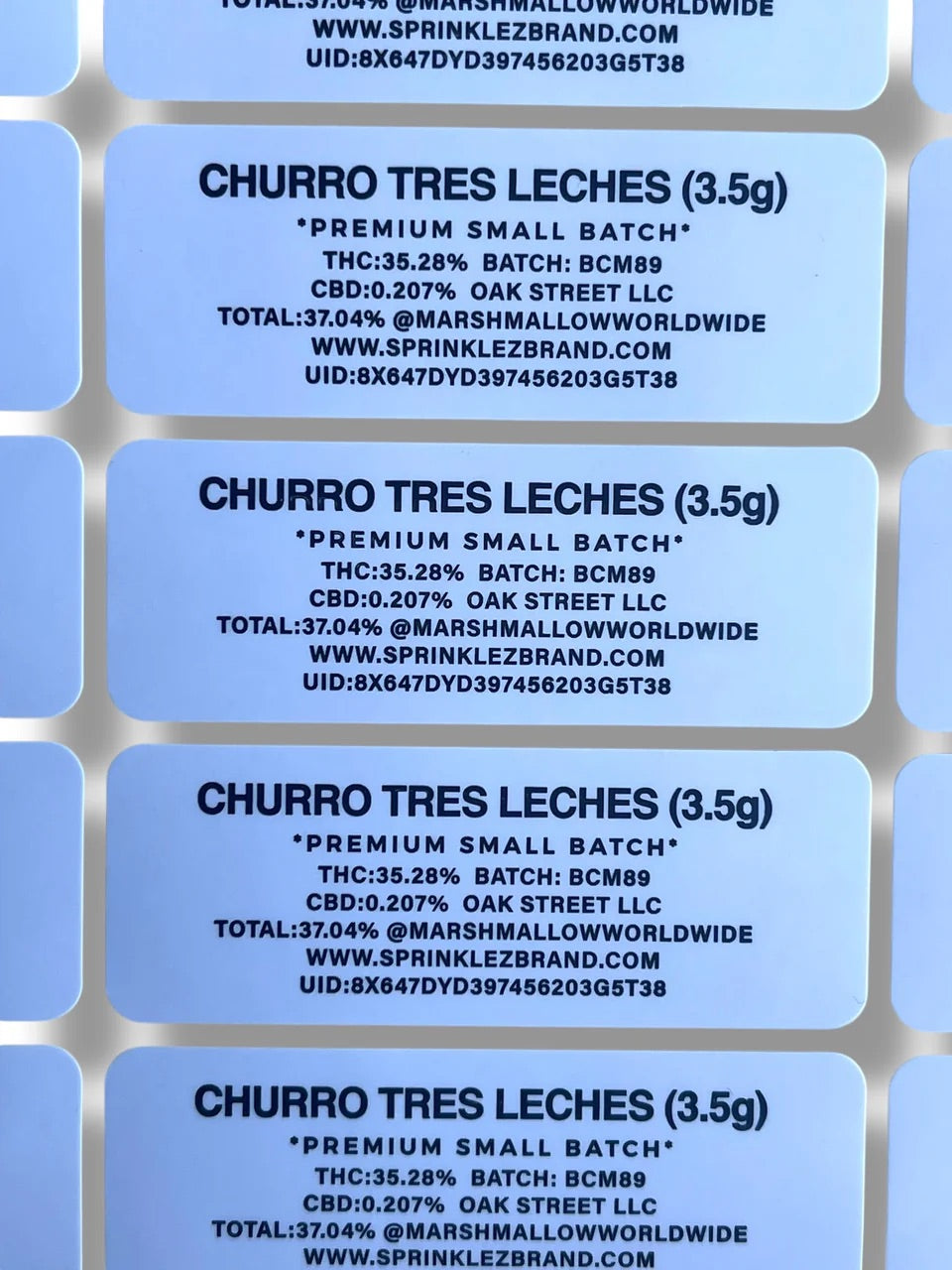 Sprinklez Churro Tres Leaches 3.5G Mylar Bag