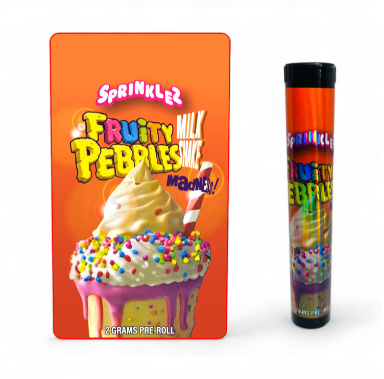 Sprinklez Fruity Pebbles Milk Shake Madness Tubes with Holographic Labels