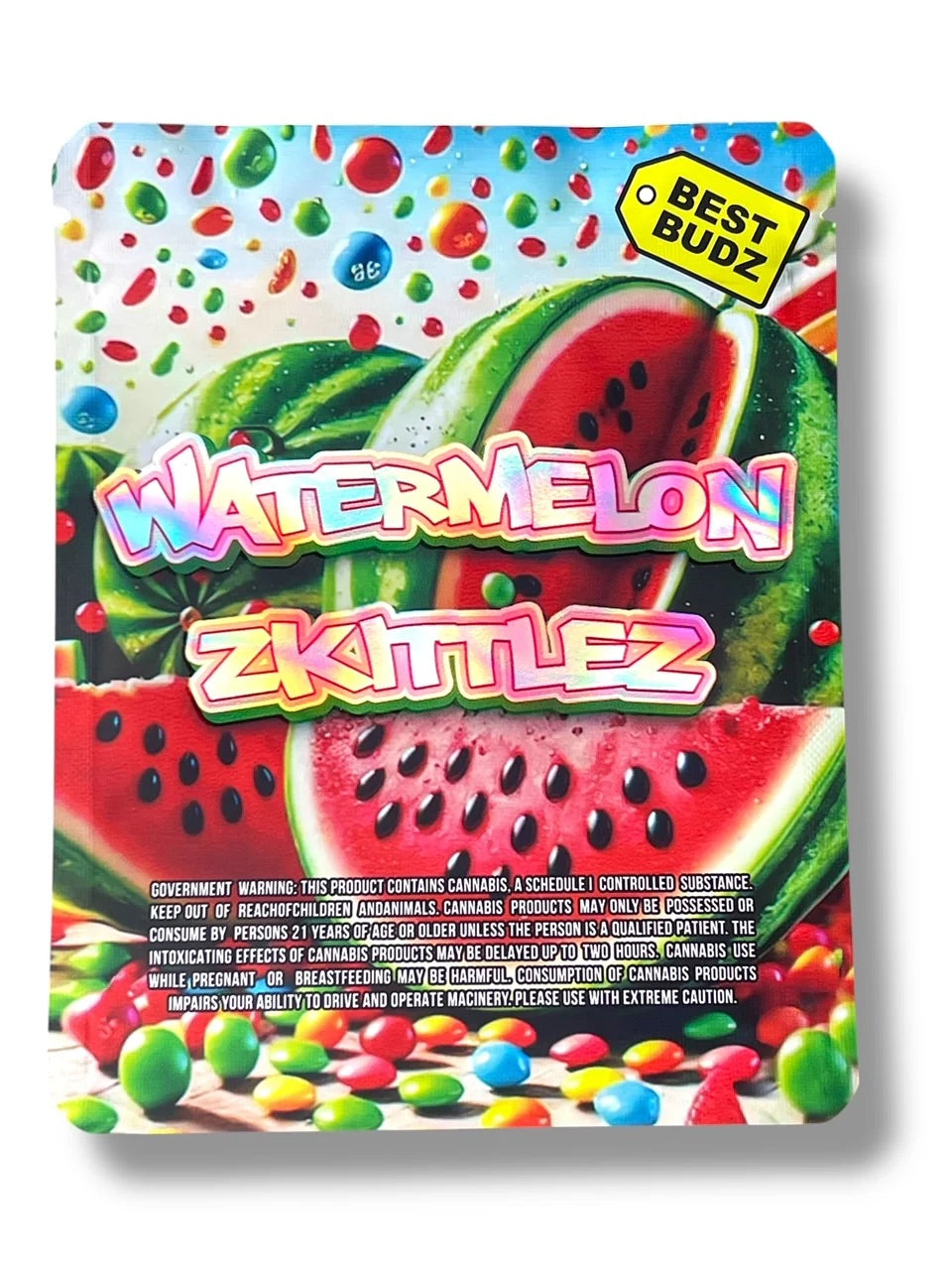 Watermelon Zkittlez Mylar Bag 3.5 Grams