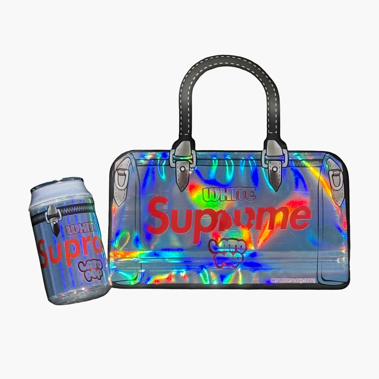 Soda Can Plastic jars with mylar bags 3.5g