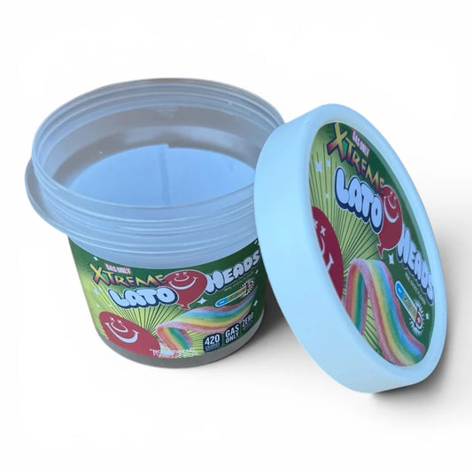 Xtreme Lato Heads Ice Cream Jars Plastic Container 3.5 G