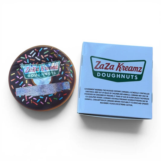 ZAZA KREAMZ DOUGHNUTS SPRINKLEZ MYLAR BAGS WITH BOXES 3.5G