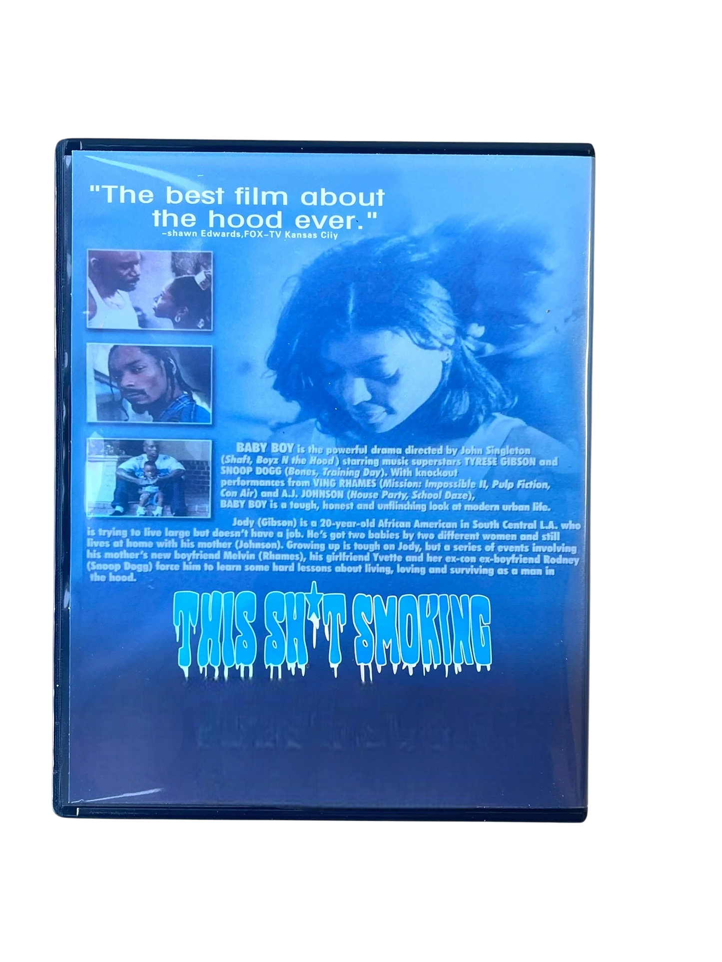 Baby Boy DVD Cases with Mylar bags 3.5g