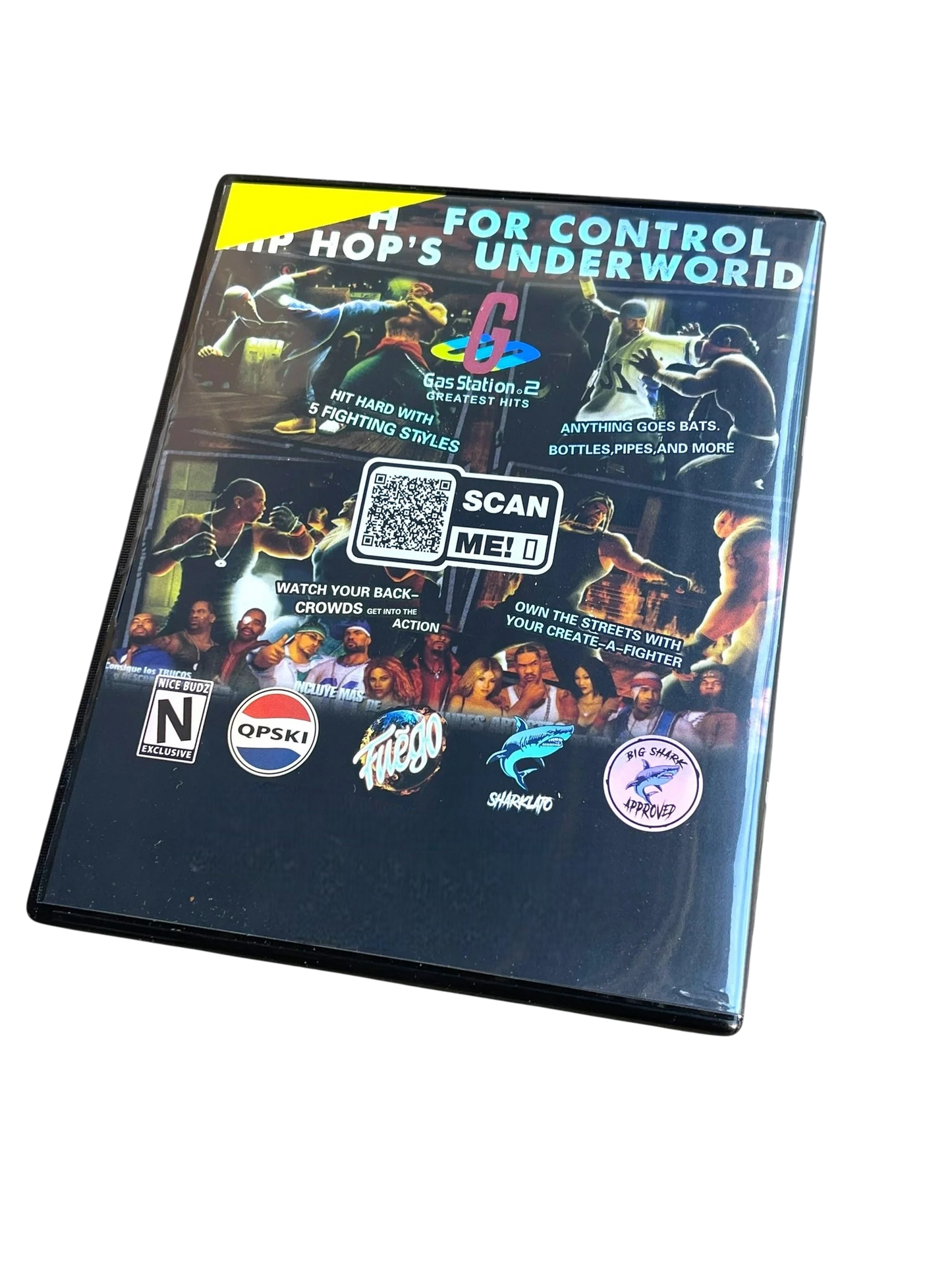 Gas Station 2 Def Jam Fight for NY DVD Cases with Mylar bags 3.5g