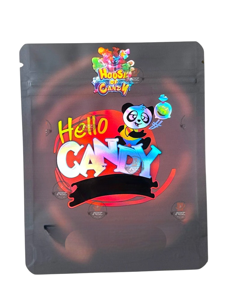 Hello Candy Panda Mylar Bag 3.5g House of Candy