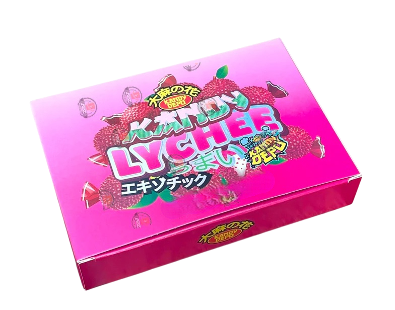 Kandy Depo Kandy Lychee Mylar Bags with Boxes 3.5g Box Packaging Holographic