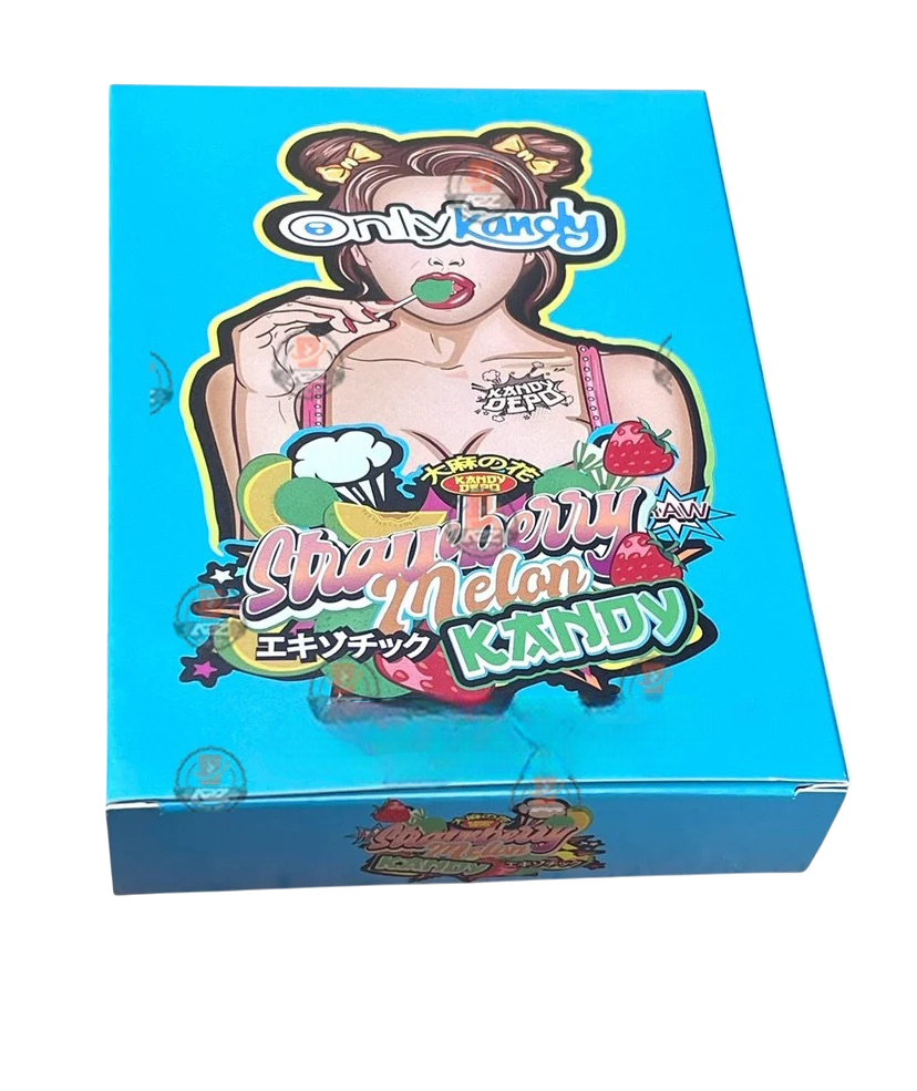 Only Kandy Strawberry Melon Kandy Mylar Bags with Boxes 3.5g Box Packaging Holographic
