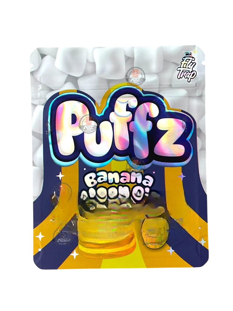 Puffz Banana Moon Pie Mylar Bag 3.5g Fly Trap