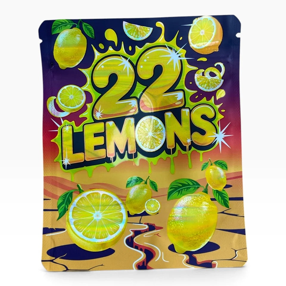 22 Lemons Mylar Bag 3.5 Grams