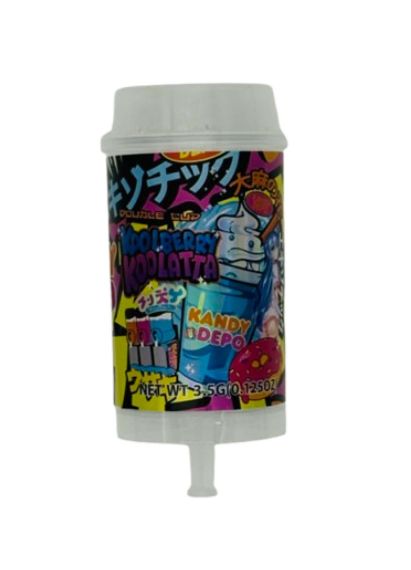 Push Pop Plastic jars 3.5g